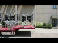 電源配給 110kV 50Hz モバイルトランスフォーマーサブステーション 80A