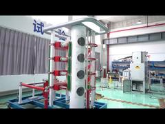 海外顧客が天南工場を訪問、開閉装置の試験に立ち会い