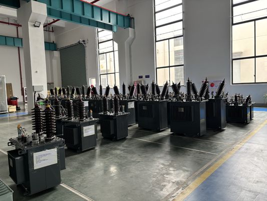 Oil Immersed Distribution Transformer for Power Distribution Rated Current 200.8/733.2 A Tapping Range ±2x2.5%