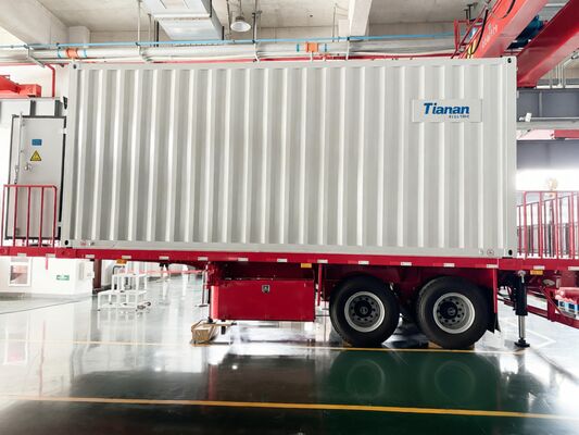 風速40メートル毎秒、定格短絡遮断電流40kA、湿度許容度最大95%の移動式変電所